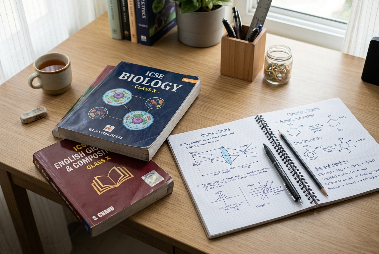 ICSE science notes and text papers